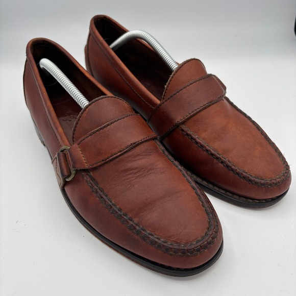 Polo Ralph Lauren Loafers Mens Sz 10.5 Brown Leather Penny Loafers Preppy main image 13
